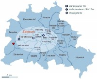 Bild 29 Standort Gatow durch Herzchen markiert - Bild 29: XXL-Apartment - Große sonnige Ferienwohnung Berlin Gatow 70m²