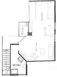 Grundriss Bild 2: Ferienwohnung 3, Haus Erhard in Berlin Lichtenrade